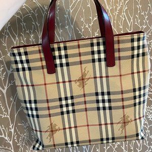 Burberry Haymarket Tote